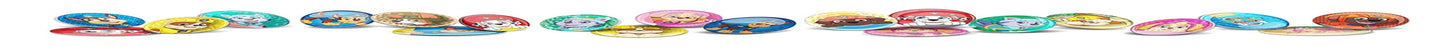 Crunchiez Surprise PAW PATROL, chokladhasselnötsfylld glassstrut med en överraskning av hög kvalitet, 12 x 25 g bricka
