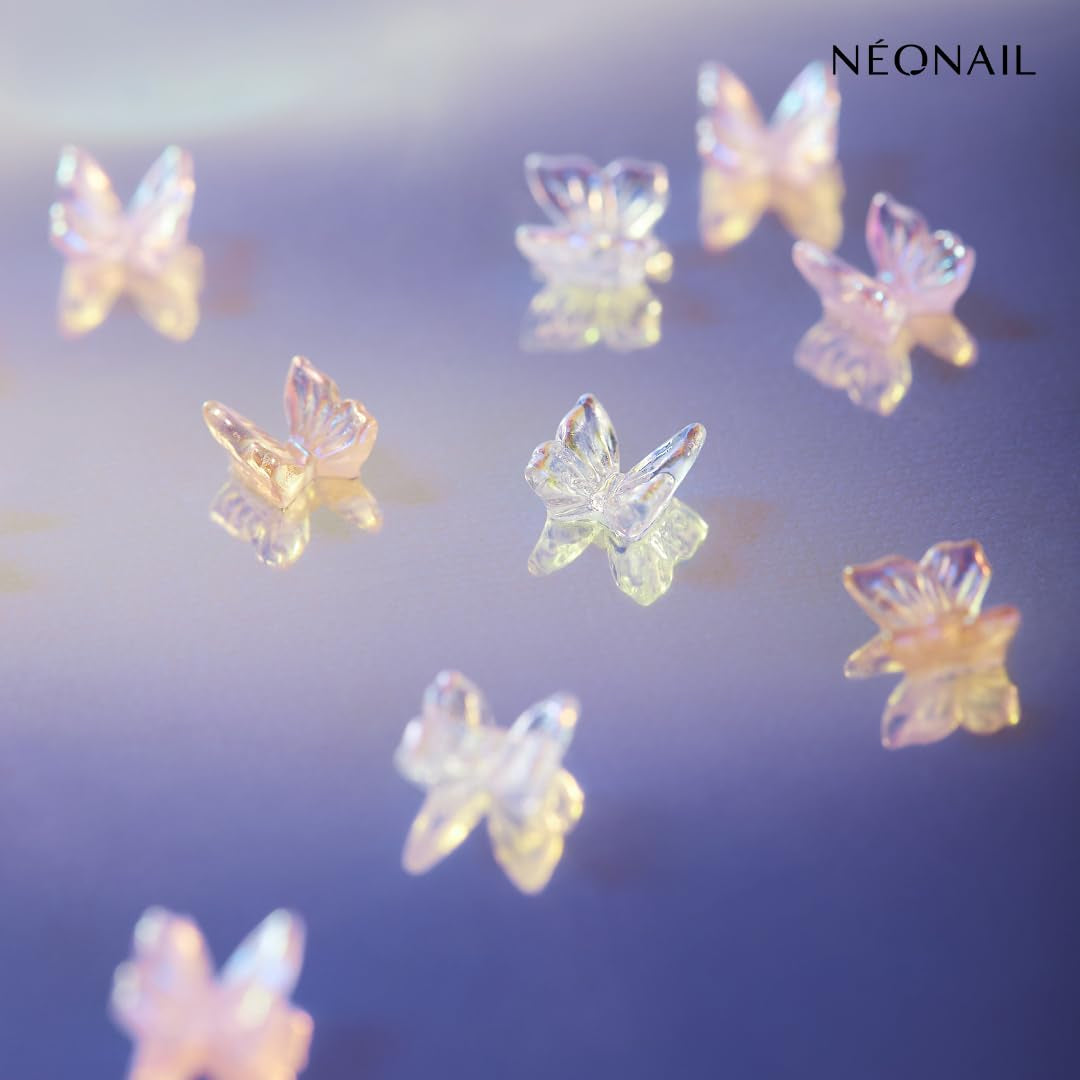 NÉONAIL Nageldekoration 3D Nail Art Schmetterlinge - Nail Charms - Nägel Selber Machen - Nails - Nageldesign Accessoarer - Nailart - Nail Art Zubehör - Nagel Deko - Nagelschmuck - Mehrfarbig