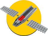 LEGO Star Wars 75410 Mandos och Grogus N-1 Starfighter-leksak med minifigurer Mandalorian, Grogu och R5-D4, inklusive byggbar kolonn, rymdskeppsstartset för pojkar och flickor från 4 år Byggset Beuche den LEGO-Store