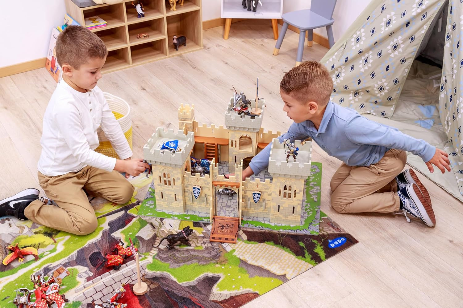 Papo - 36025 - Ice Golem - Medeltida & Fantasy - För barn - Lämplig för pojkar och flickor - Från 3 år Actionfigurer Naty Shop