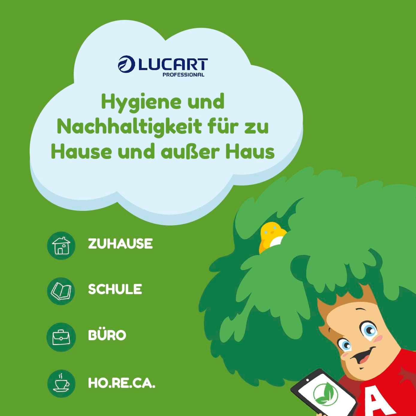 Jumbo Eco toalettpappersrullar, 2-lagers, handtvättkräm med rengörande, fuktgivande och utjämnande formel - Blomdoft - 5L, 6 stycken (1-pack)