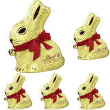 GULD BUNNY Golden Chocolate Glamour Edition | 100g GULDKANIN | Påskharen Premium Mjölkchoklad | Påskchoklad | Gåva av choklad | Chokladkanin | Påskharen