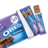 Milka & OREO bars – alpin mjölkchoklad med knapriga bitar av OREO kex i mjölkgrädde – 13 x 185g