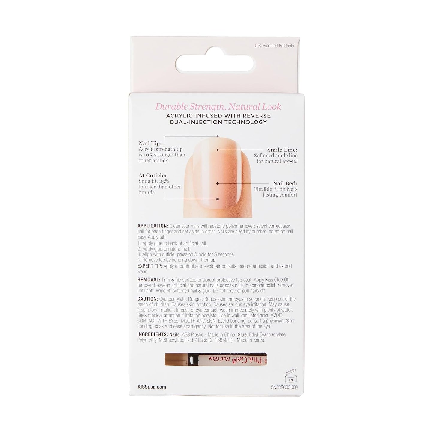 Kiss Nude Nails Amazing Nails (paket med 2)
