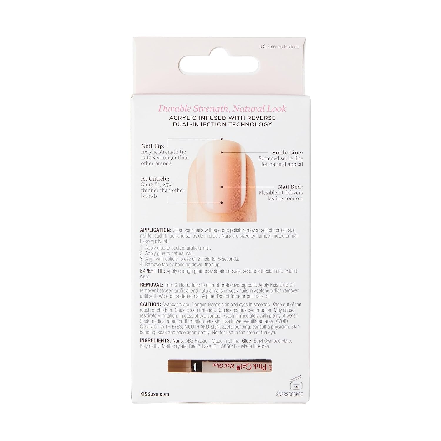 Kiss Nude Nails Amazing Nails (paket med 2)