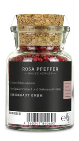 Ankerkraut, rosa peppar (Schinus Berry), rosa bär, perfekt för Gin och Tonic, 45 gram Condimente Naty Shop