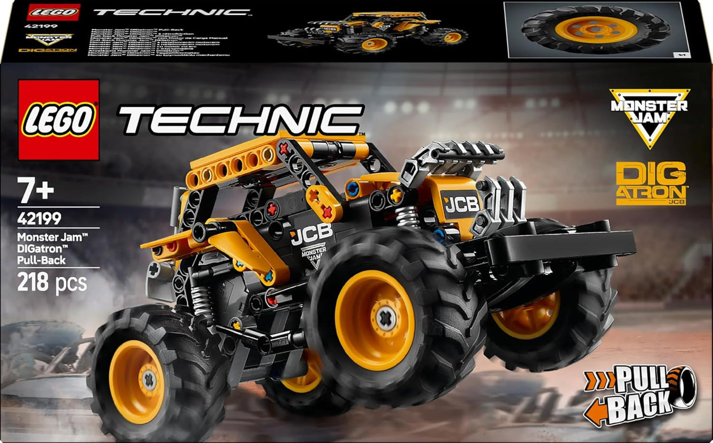 LEGO Technic Monster Jam Digatron, Monster Truck lekset för barn, byggleksaker för barn, pojkar och flickor från 7 år, presentidéer för fans av Monster Trucks och Motorsport 42199 Byggset Besuche den LEGO-Store