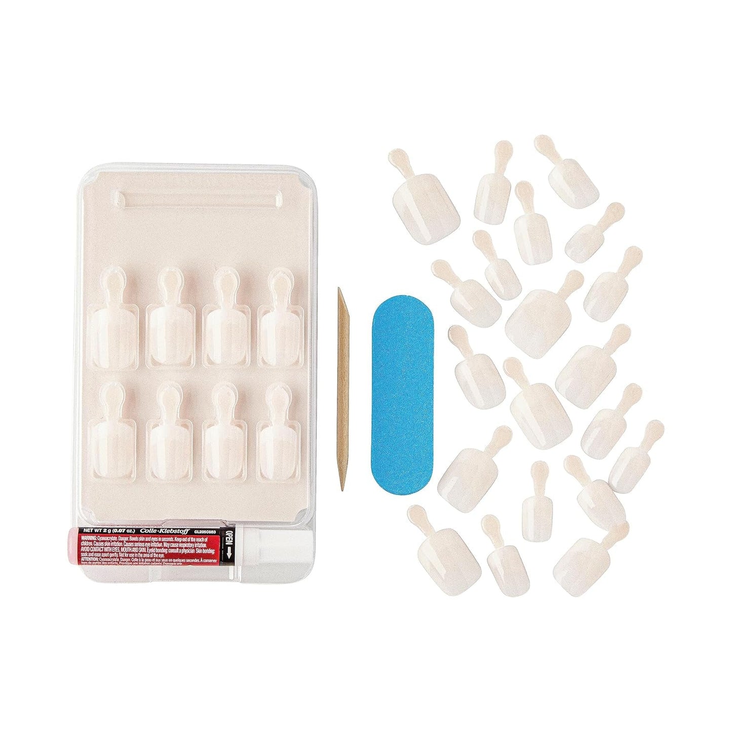 Kiss Nude Nails Amazing Nails (paket med 2)