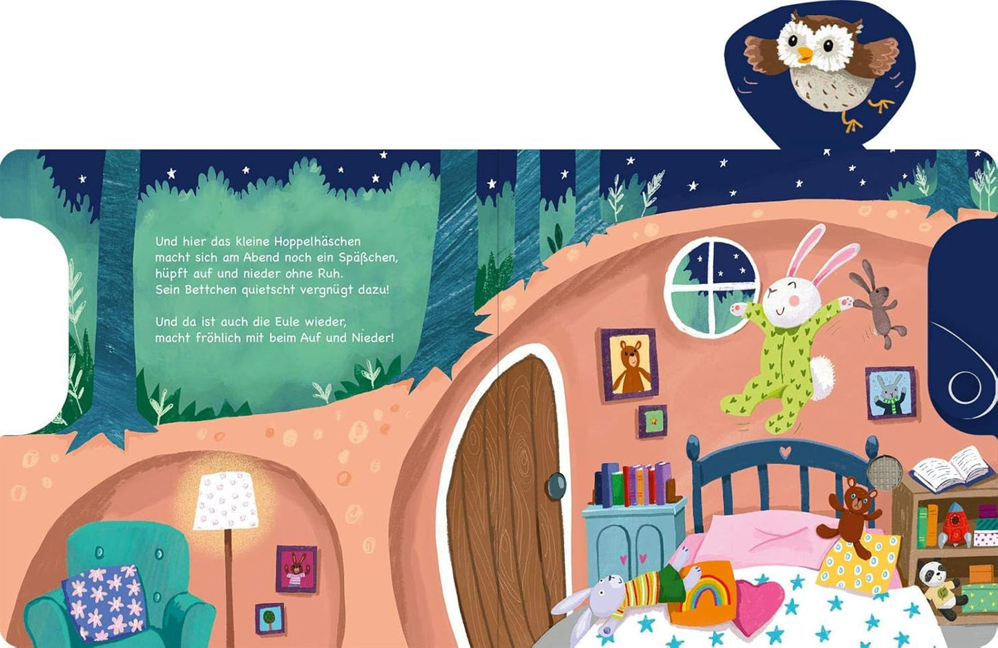 Shoo, shoo, nu sover du också!: Skjutreglage och 11 ljud | En innovativ bok med reglageljud för små över 18 månader Bebe Naty Shop Toys