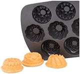 Pan för 9 muffins Gugelhupf Original Kaiser Inspiration, 38 X 27 cm, non-stick belagd Naty Shop
