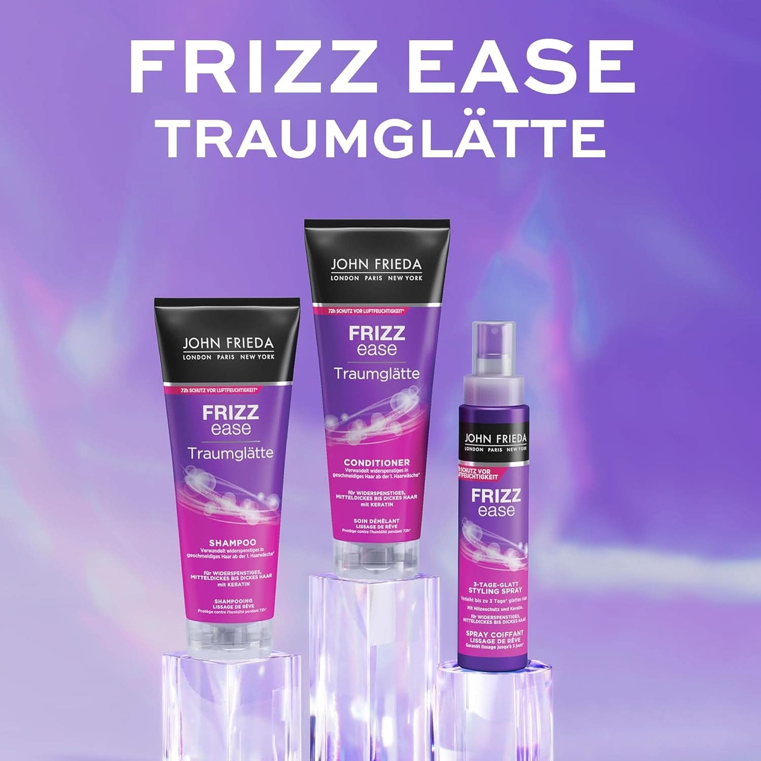 John Frieda - Frizz Ease Dream Smoothing Shampoo, 250 ml dusch och bad Naty Shop