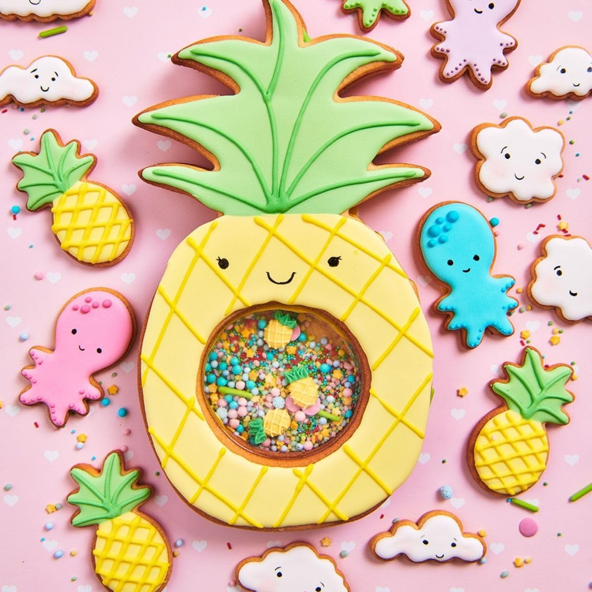 Funcakes Mix Für Royal Icing, Einfach Zu Berübenen, Zum Dekorieren Von Kuchen Und Keksen, Schöne Glasur, Nur Wasser Addenden, Halal., 450 G Glasuri och Decor Naty Shop