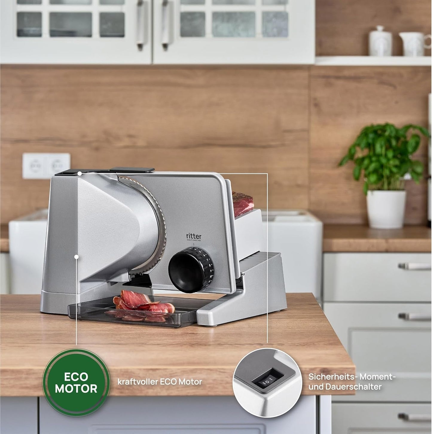Ritter Solida 4, elektrisk skärmaskin med flera funktioner Rasnite och Slicers Naty Shop