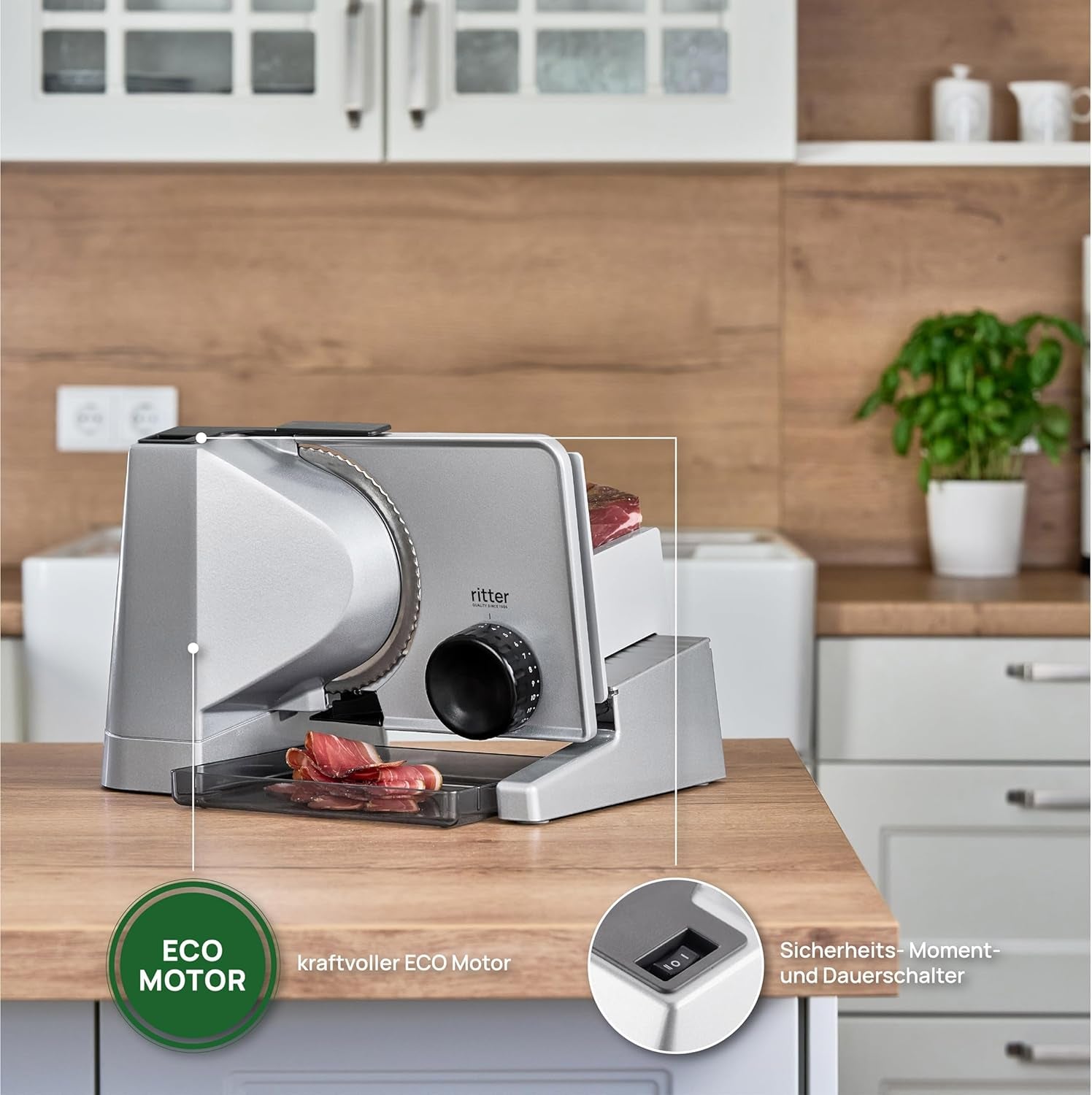Ritter Solida 4, elektrisk skärmaskin med flera funktioner Rasnite och Slicers Naty Shop