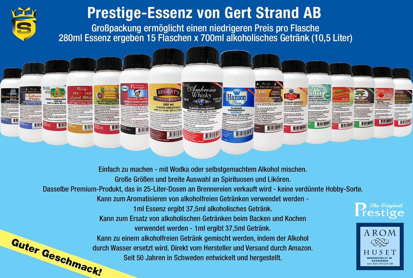 Mentolkoncentrat 280 ml Arome Naty Shop