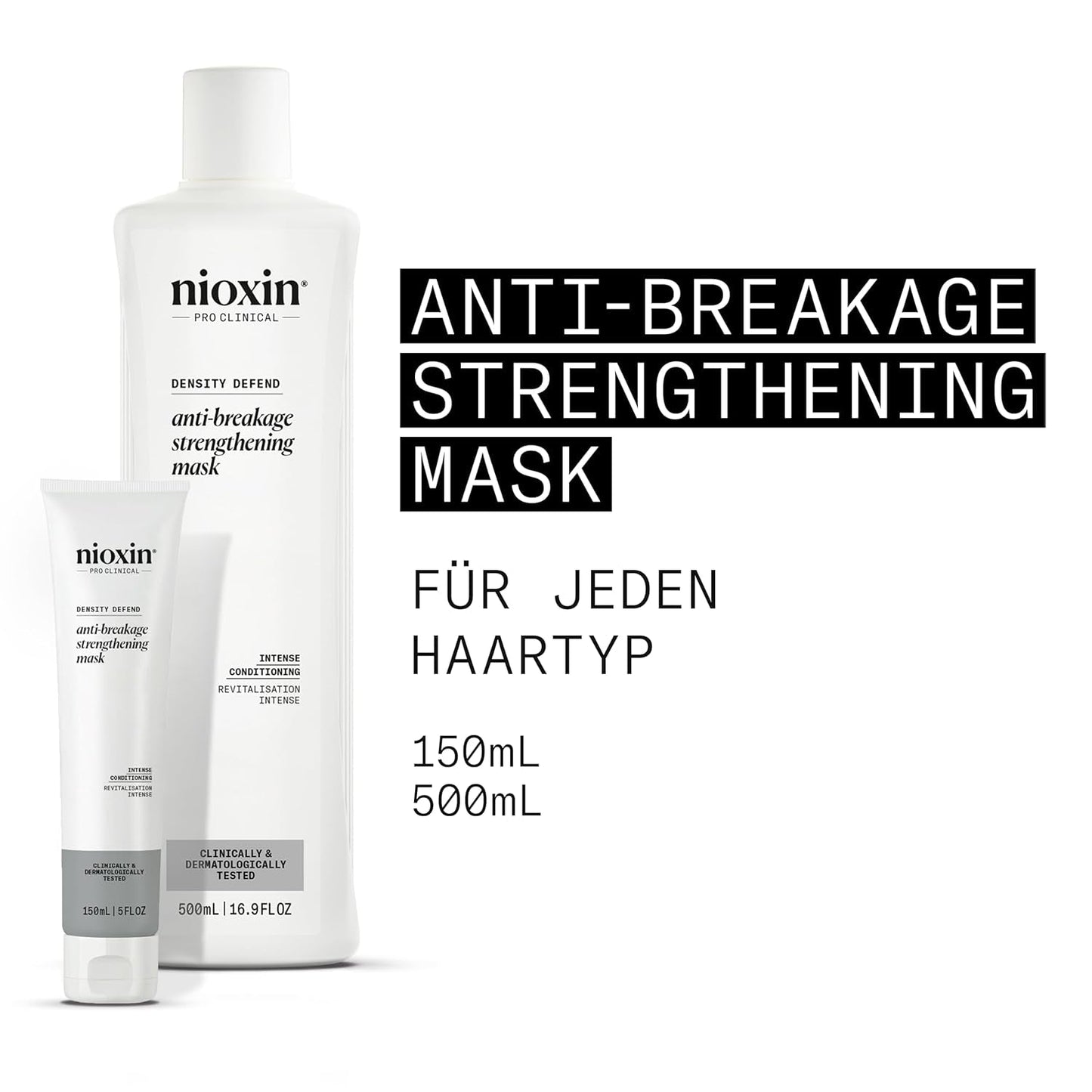 Nioxin Density Defend Anti-Breakage Strengthening Hair Mask - Återfuktande hårmask mot hårbrott, leave-in hårvård med C-vitamin Hårmask Naty Shop