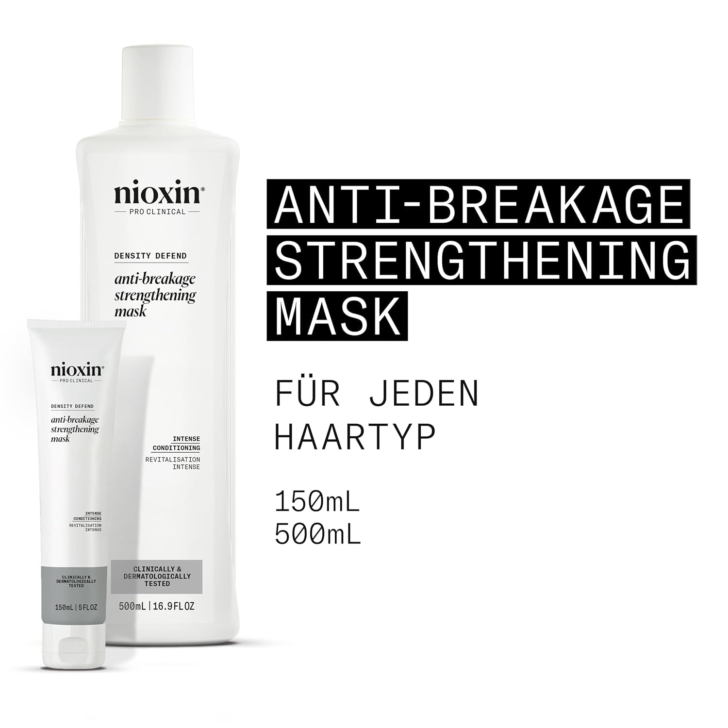 Nioxin Density Defend Anti-Breakage Strengthening Hair Mask - Återfuktande hårmask mot hårbrott, leave-in hårvård med C-vitamin Hårmask Naty Shop