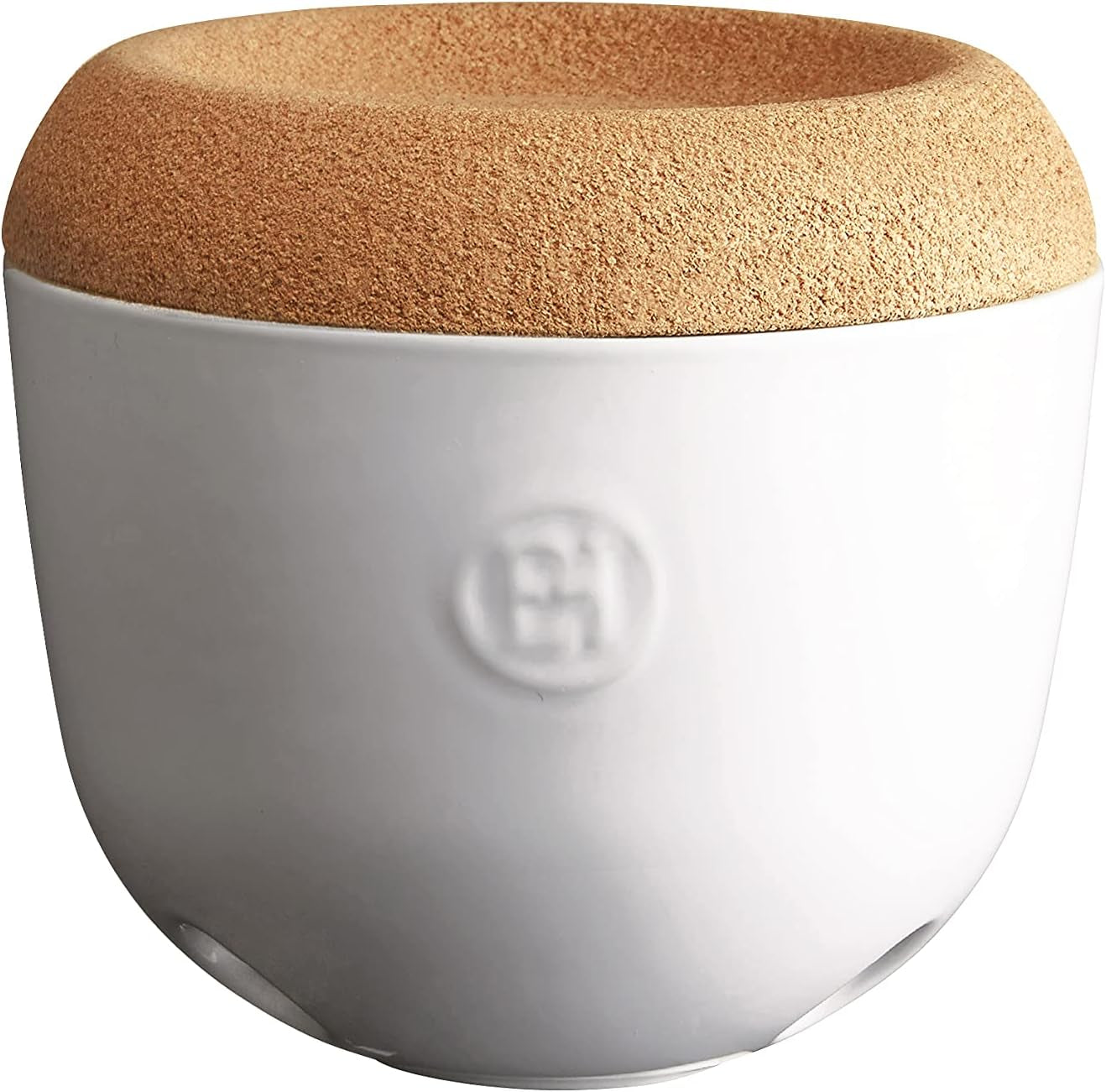 EH348763 Vitlökskruka, keramik, 14,6 x 14,6 x 13,4 cm, keramik, Grand Cru, 14,6 x 14,6 x 13,4 cm Matförvaringslådor Naty Shop Cream färg