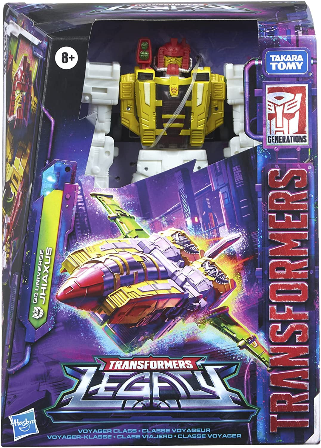 Transformers Generations Legacy Toy 17,5 cm Large Voyager G2 Universe Jhiaxus Actionfigur för barn över 8 år Actionfigurer Naty Shop