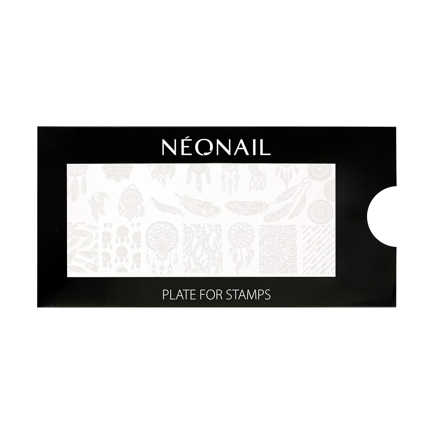 NÉONAIL Nagel Stempel Mit Schaber - Nägel Selber Machen - Nail Art Stämpel - Nageldesign Für Nagel Schablone - French Nails Stempel - Silikon Nagelstempel