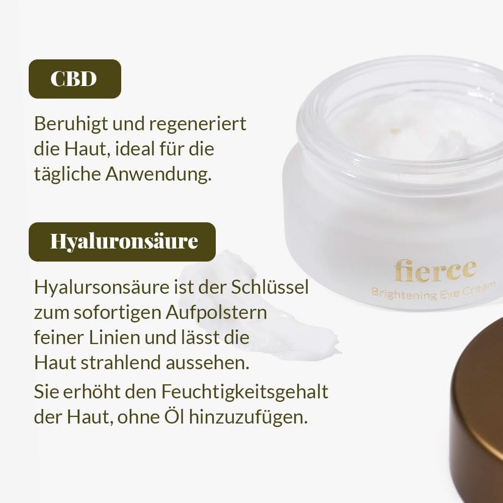 Nordic Cosmetics, Vegansk ögonkräm mot rynkor och mörka ringar med hyaluronsyra, 10ml Cosmetics and Beauty Naty Shop