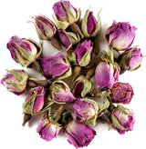 500g premium ätbara rosenknoppar - torkad Atlas rosenbladsinfusion - söt och blommig smak och arom - 100% naturlig, ren och utan tillsatser | Tazarin Ltd