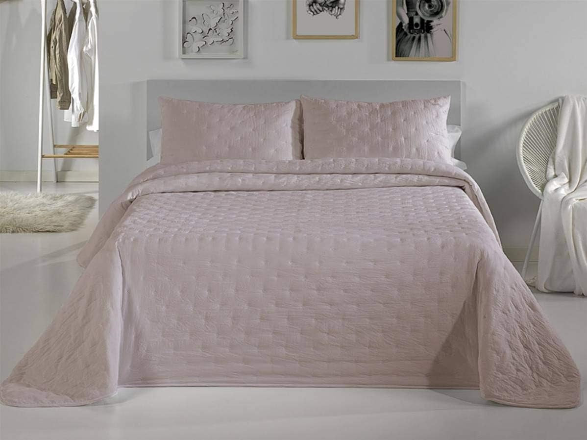 Pierre Cardin - Bouti Dots - Säng 180 Cm - Färg Grå C5 Täcken och täcken Naty Shop Rosa C3 Säng 180 Cm