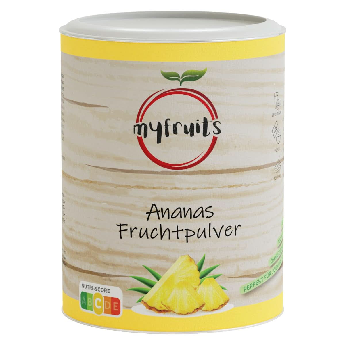 Myfruits ananas fruktpulver 500 gram Arome Naty Shop