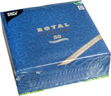 Papstar, 50 servetter "ROYAL Collection" 1/4-faldigt 40 Cm X 40 Cm champagne "Casali", #84877