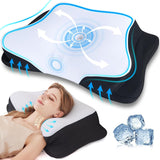 SUPA MODERN Memory Foam Kudde Side Sleeper Kylkudde 60X40 Ortopedisk Baksida Mage Nacke smärtlindring Kudde Cervical Ortopediska Kuddar Naty Shop Standardtitel