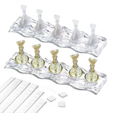 Nail Design Set - Premium träningshand för gelnaglar, nageltillbehör och konstgjorda naglar - mångsidigt DIY Gel Nail Set och Nail Art Accessories