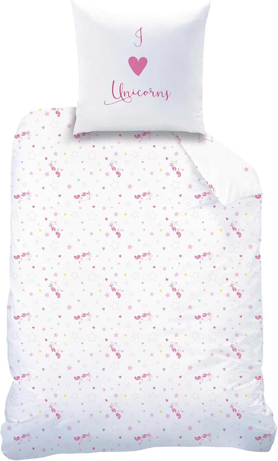 Sängkläder för tjejer, Unicorn, bomull Sängkläder - barn Naty Shop
