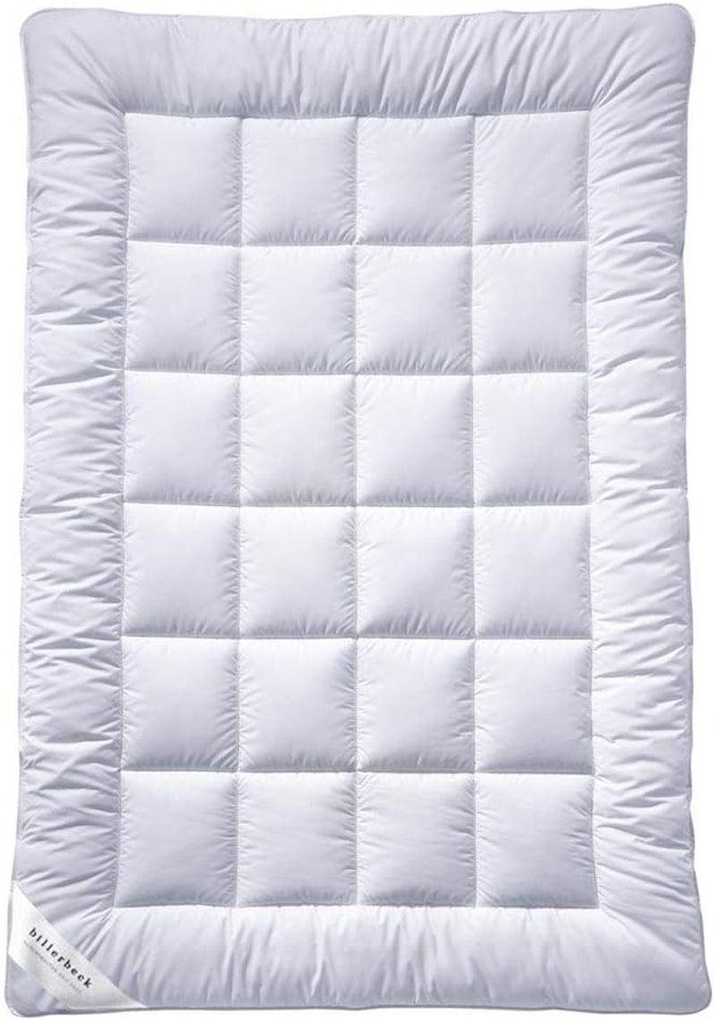 Billerbeck S20 Superlight Quilt - Sommartäcke - 135 X 200 Cm - Lätt sommartäcke - AIRFILL® - Hålfiber, 100 % polyester, Vita täcken och täcken Naty Shop 155X220 Cm Varm (W)