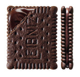 Crunchy Cookies med kakao och mörk chokladcreme, paket med 14, för förvaring eller försäljning (14 x 190 g)