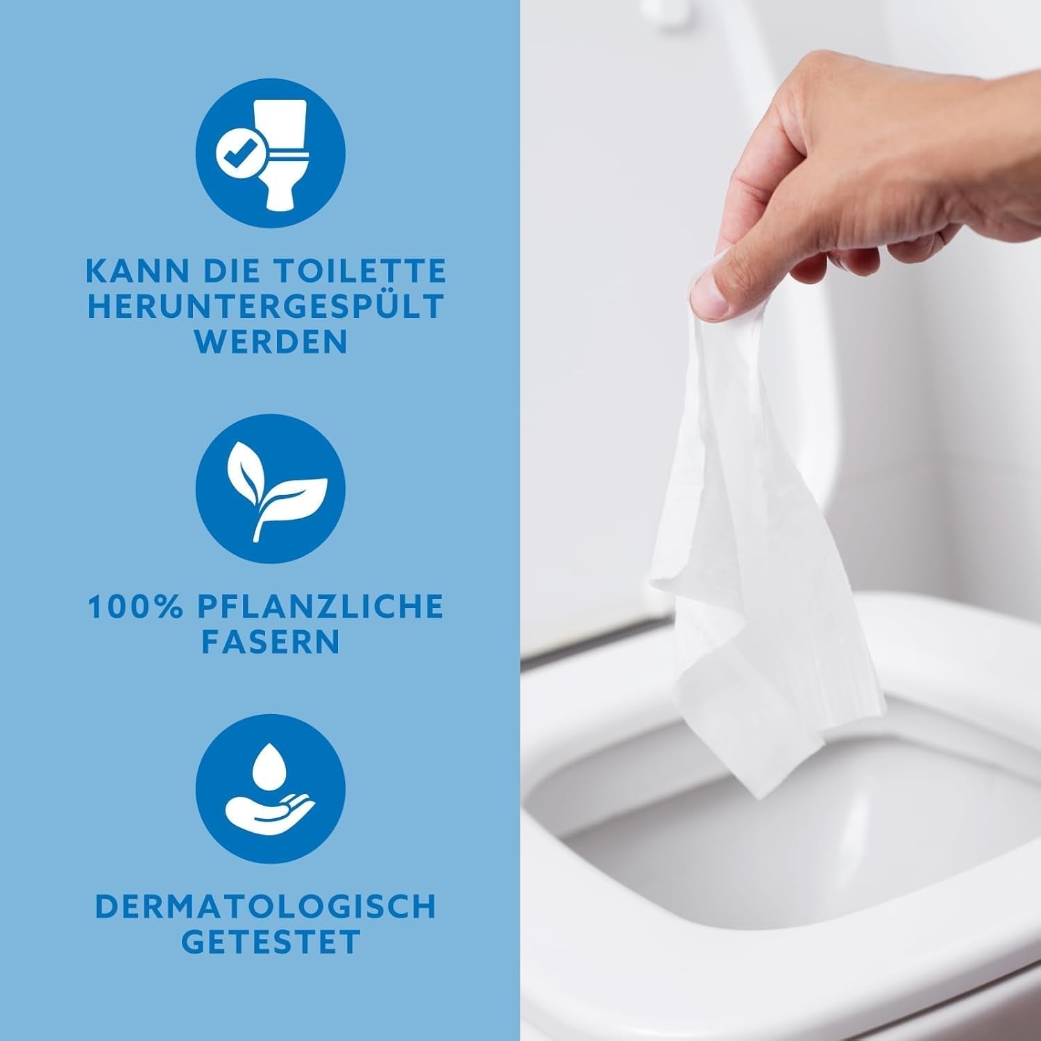 Av Amazon Mjuk, våt, luktfri, finabsorberande, oparfymerad toalettpapper, 240 Count (6 förpackningar om 40 Count) (tidigare Presto Brand!)