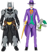DC Batman Adventures Batman Vs the Joker Actionfigurset, 30 cm - 2 helt rörliga figurer med 12 växlar för spännande rollspel, leksak för 4+ barn Actionfigurer Naty Shop