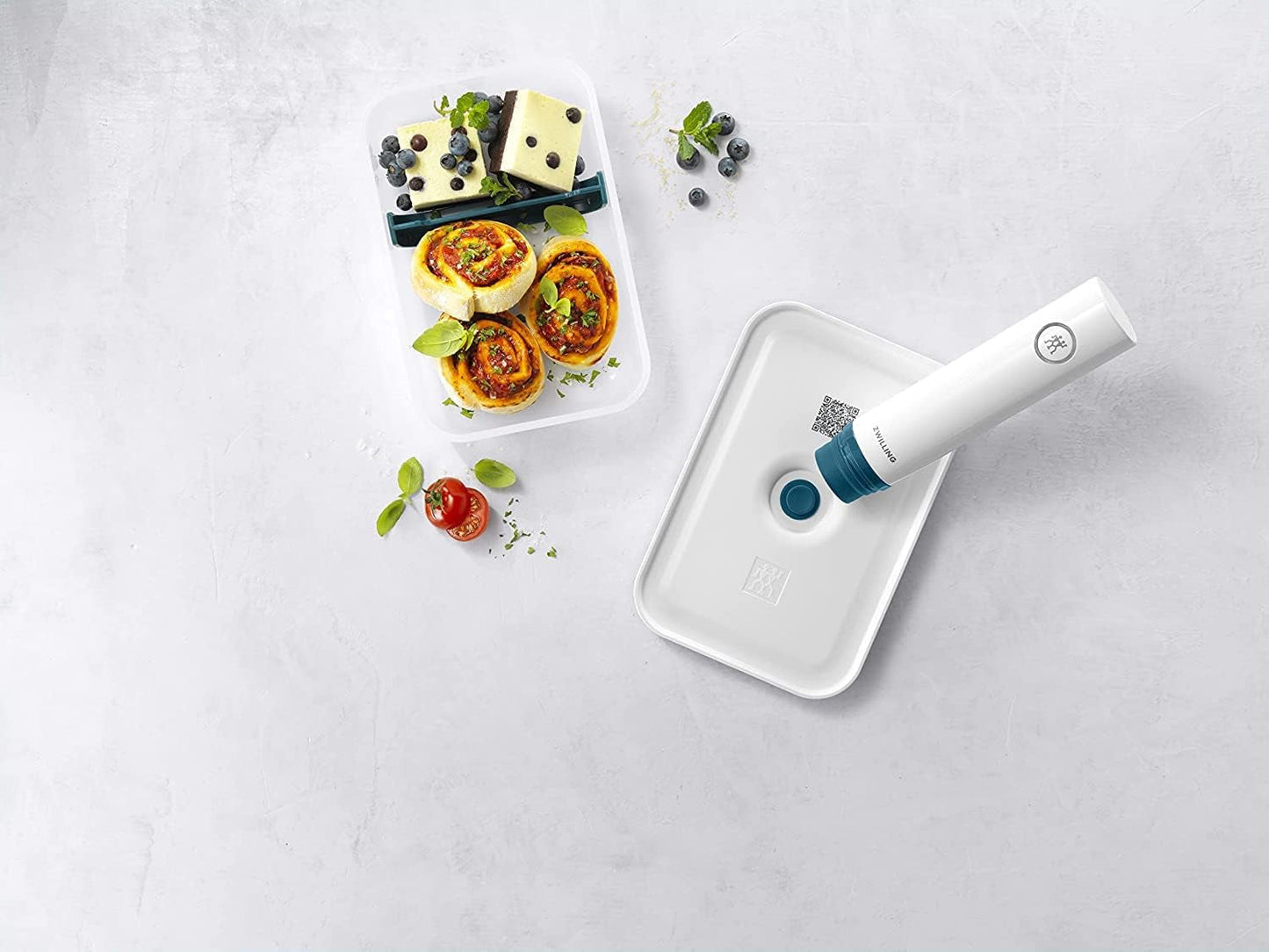 Zwilling Fresh & Save vakuum matlåda / kylförvaring, 3 st, plast, halvtransparent, La Mer Matförvaringslådor Naty Shop