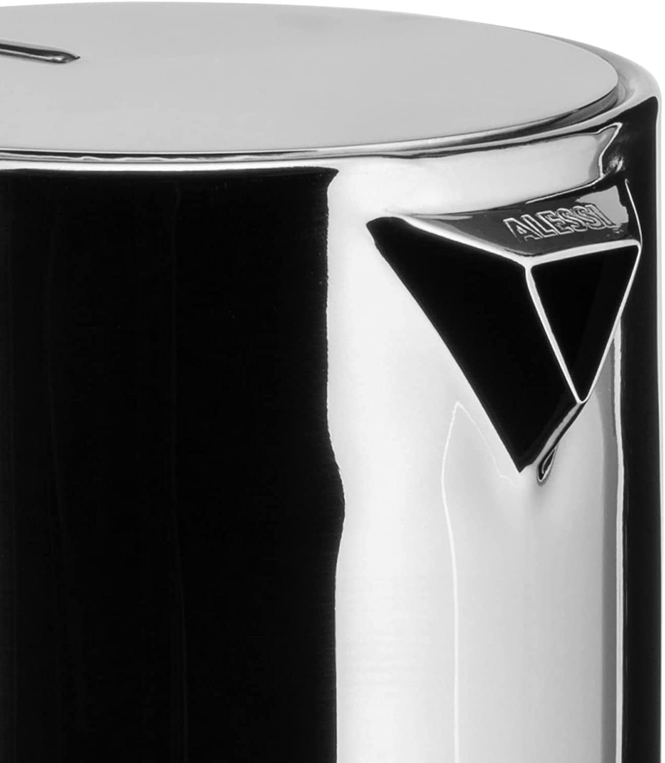 Alessi 9090/6 Espresso med 6 koppar för induktion, rostfritt stål, silver, 15,5 x 13,5 x 27 cm