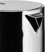 Alessi 9090/6 Espresso med 6 koppar för induktion, rostfritt stål, silver, 15,5 x 13,5 x 27 cm