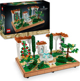 LEGO Icons Fountain Garden - Miniatyrbyggnadsset för vuxna med löv, cypresser, träd, rankor, blommor - Kreativ födelsedagspresent, inflyttningspresent för kvinnor, män - 10359 Byggset Besuche den LEGO-Store Standardtitel