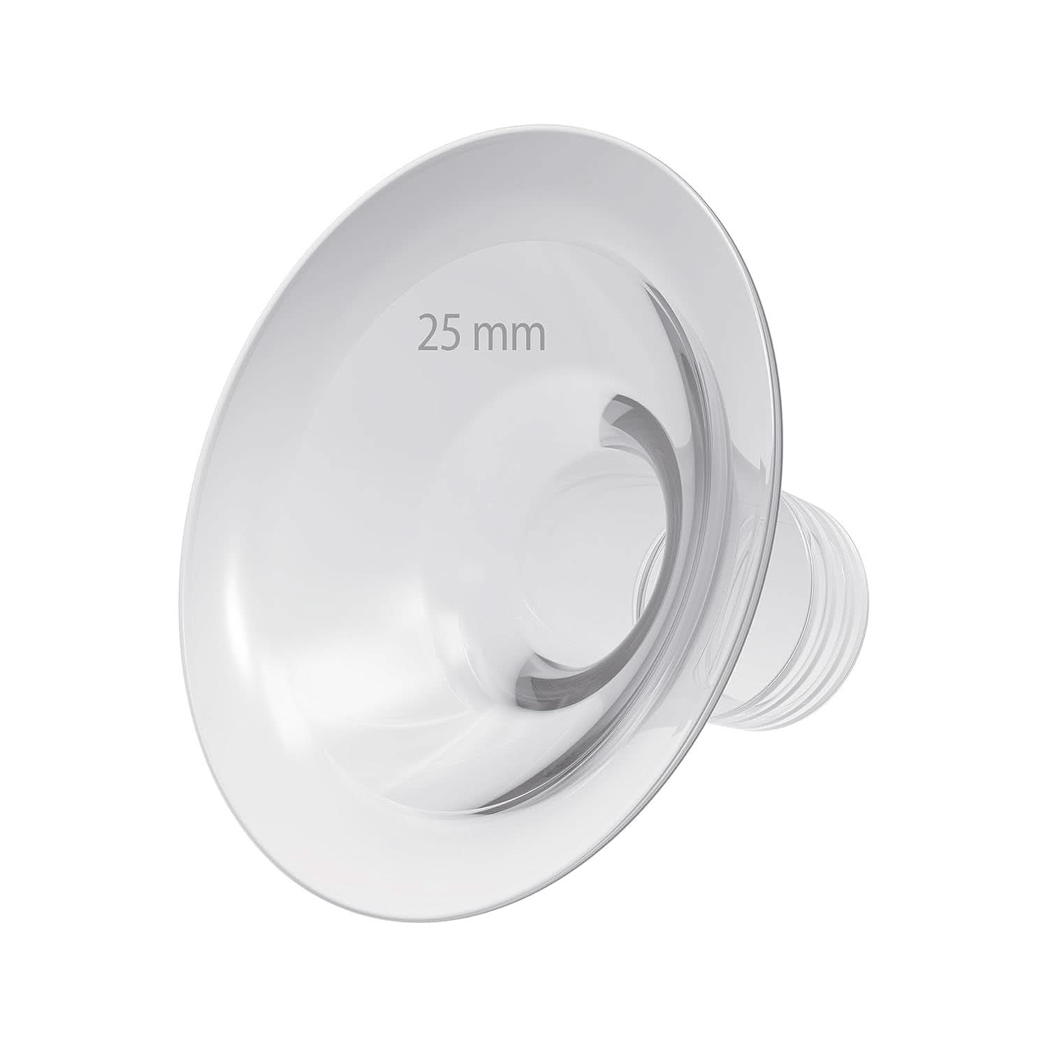 Manuell bröstpump med 100 % silikon Softshape-skydd (B, 25 mm fläns) och anti-kolikalternativ + 150 ml flaska med bred mun med nivå 1 långsamt flytande napp Tillbehör Mat och amning Bebe Naty Shop