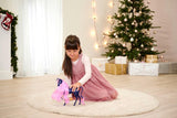 Simba 109483043 - Mia and Me Starry Unicorn 25 cm, leksakshäst med Glow-in-the-Dark-stjärnor på kropp och hårborste, 3+