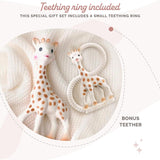 Sophie the Giraffe - Presentförpackning för baby + bitring - 100 % naturgummi - Aktivitetsset för bebisar - Leksak för tidig inlärning