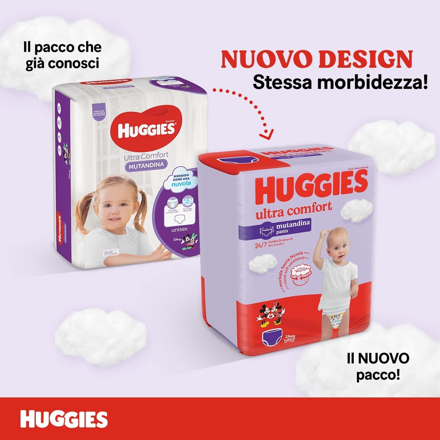 Huggies Ultra Comfort-blöjor, storlek 5 (12-17 kg), 56 st