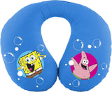 Bob Esponja Svampbob nackkudde för barn. Superbekväm resa, blå Resekuddar Naty Shop Nackkudde