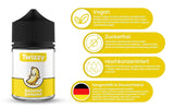 Twizzy Banana matsmak - 60 ml - Intensiv smak - Perfekt för att baka Aromas Naty Shop