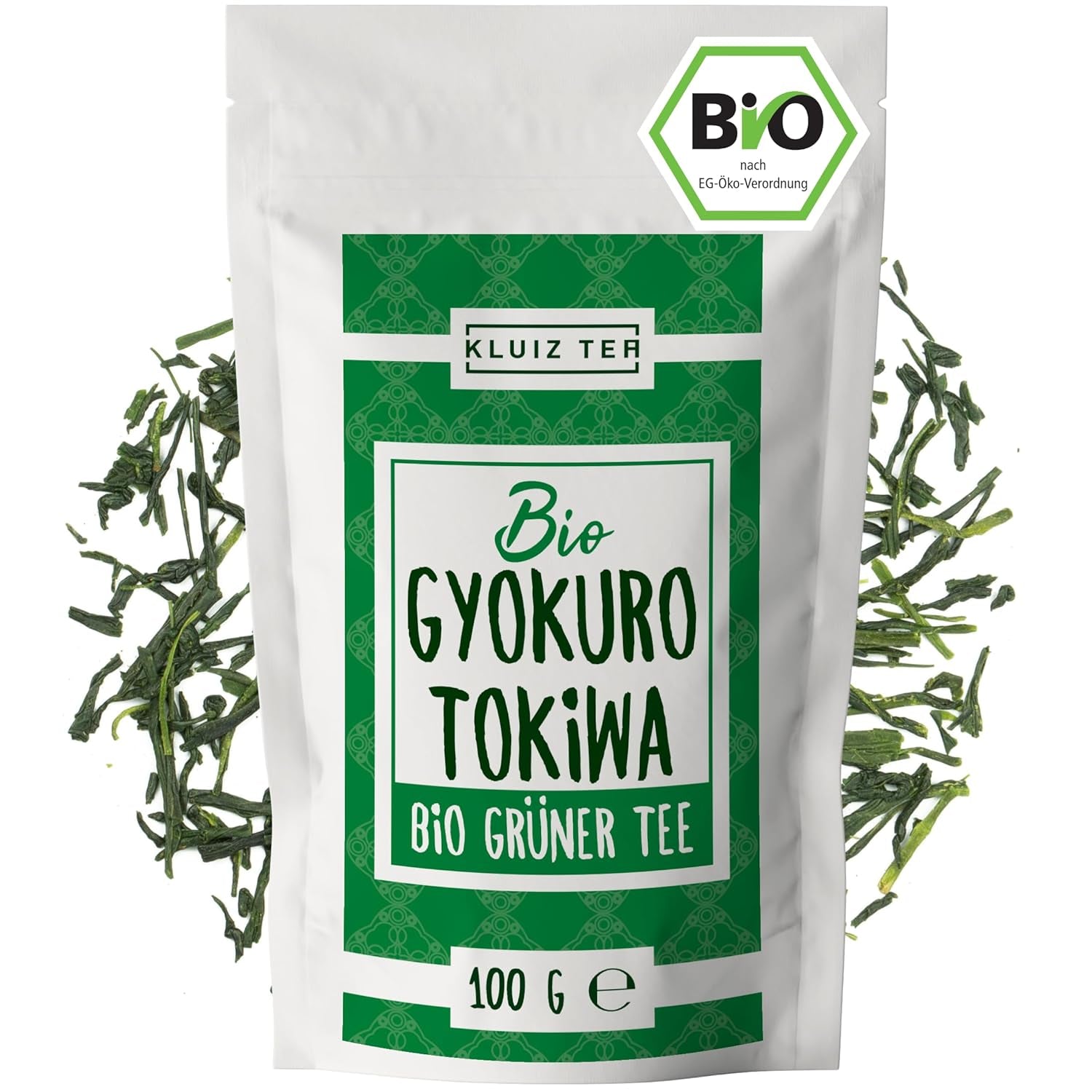 KLUIZ Gyokuro Tokiwa ekologisk - Första handplockad skörd - Japanskt grönt te I 100 gram I Ekologiskt grönt te