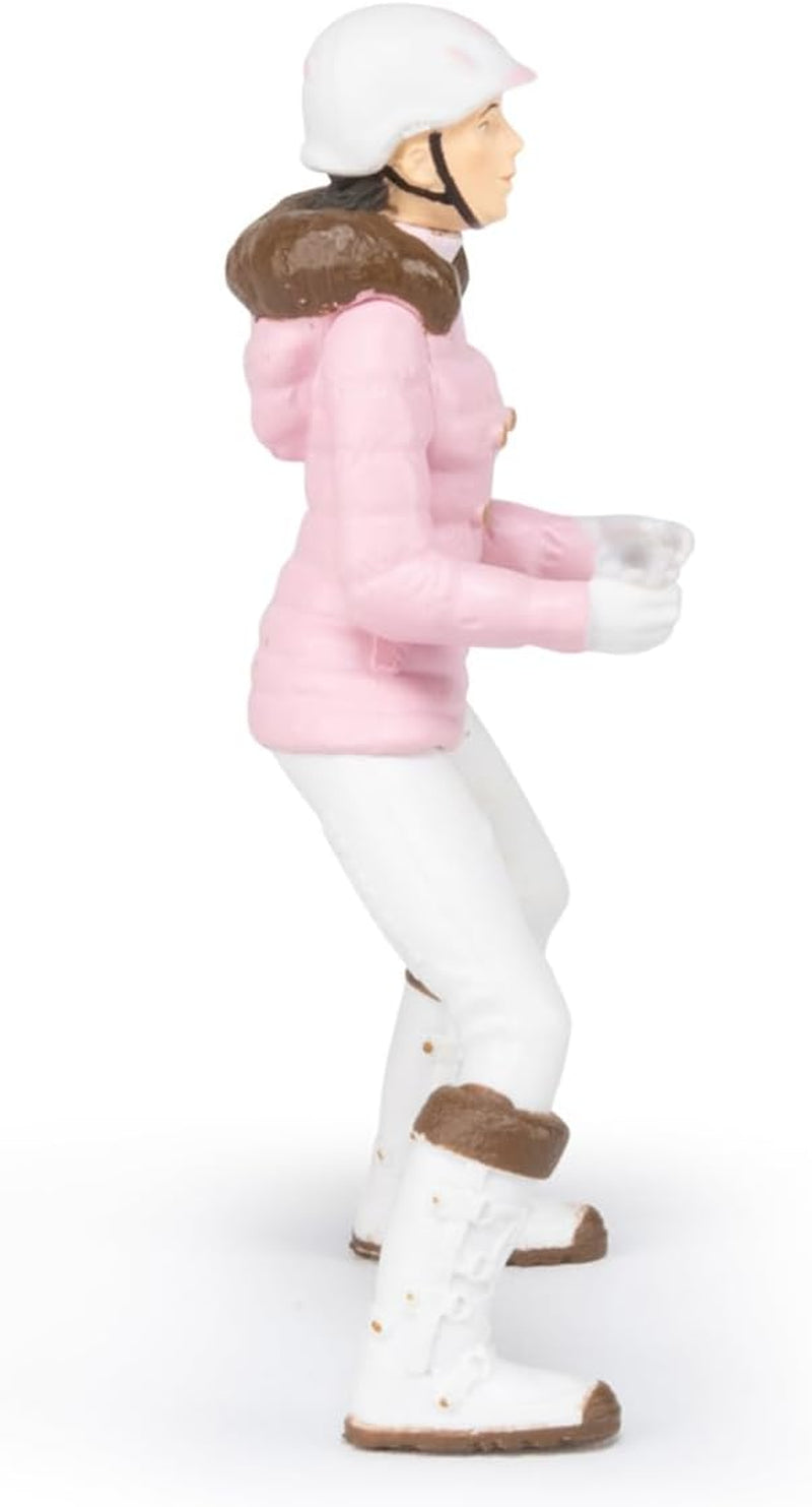 PAPO - Hästfigur - Rider Fashion Winter, passion för ridning, leksak för barn från 3 år. Naty Shop actionfigurer