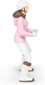 PAPO - Hästfigur - Rider Fashion Winter, passion för ridning, leksak för barn från 3 år. Naty Shop actionfigurer