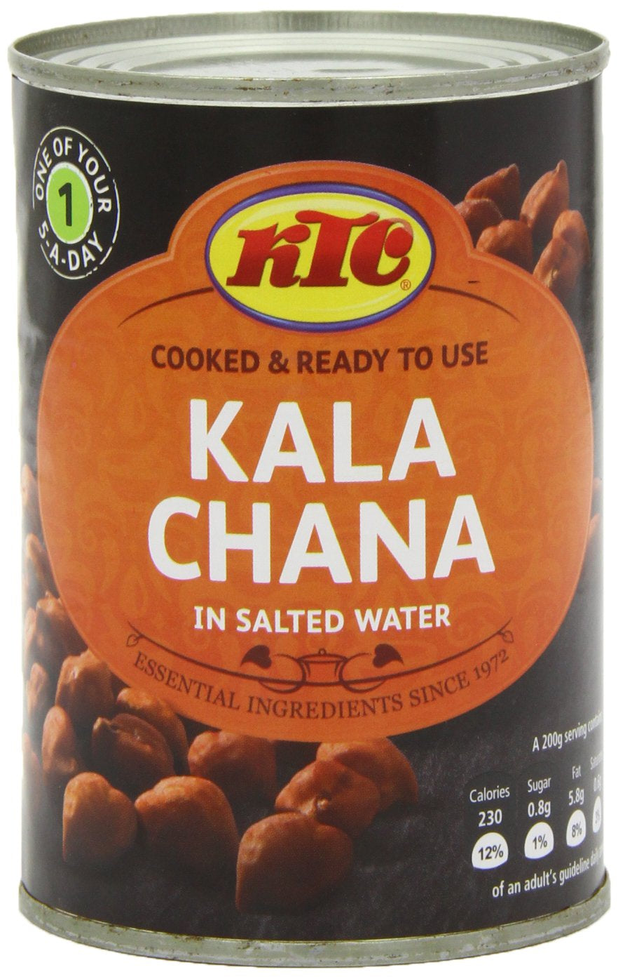- Bruna kikärtor (på burk), förpackning om 12 st (12 x 400 g)